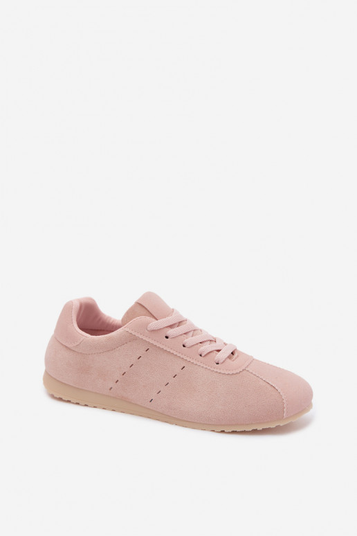 Zapatillas rosas para mujer de ante sintético Melvelin