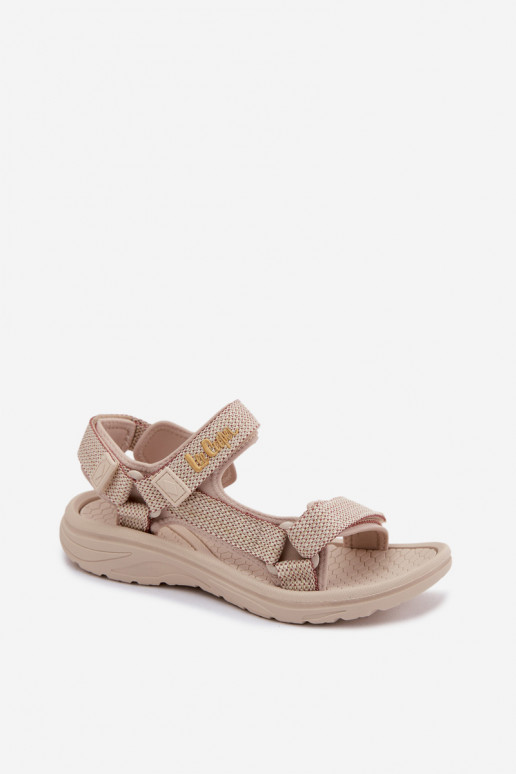 Sandalias de mujer color arena Lee Cooper LCIN-26-34-4431L