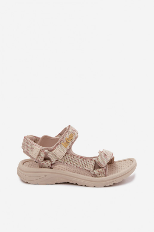 Sandalias de mujer color arena Lee Cooper LCIN-26-34-4431L