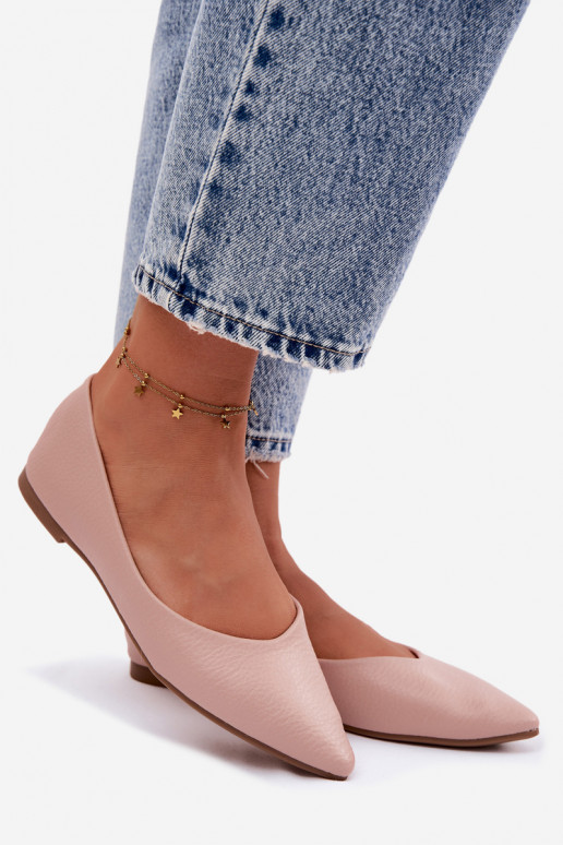 Bailarinas de piel sintética color rosa Nelisa