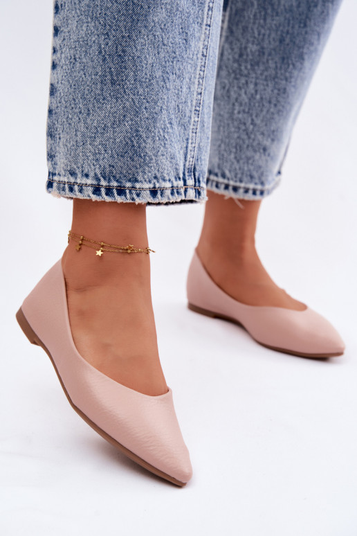 Bailarinas de piel sintética color rosa Nelisa