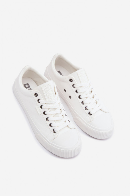 Zapatos informales bajos blancos para hombres