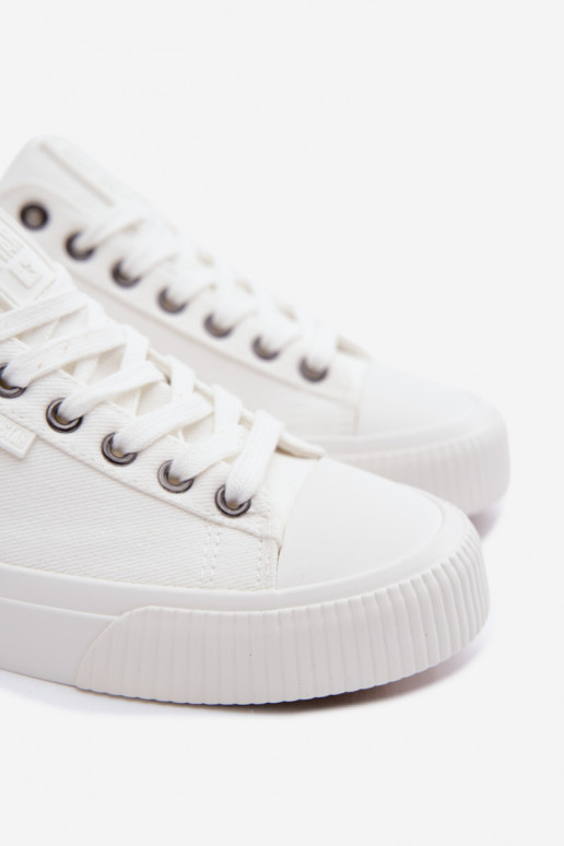 Zapatos informales bajos blancos para hombres