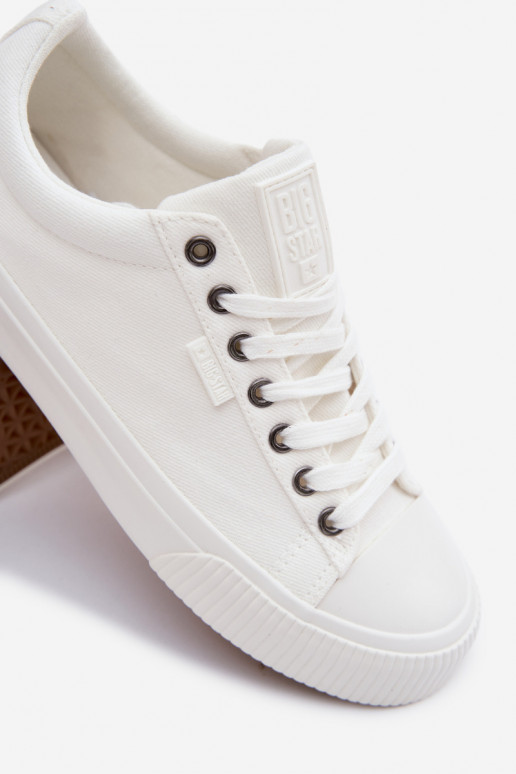 Zapatos informales bajos blancos para hombres