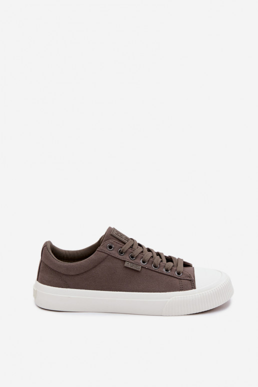 Zapatos informales bajos grises para hombres