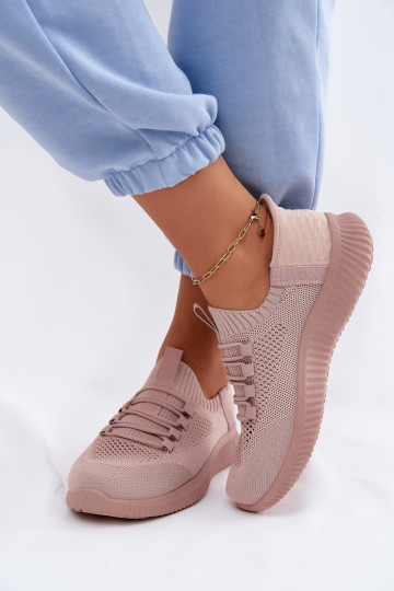  Un modelo convincente zapatillas Femenino color rosa Olive 2