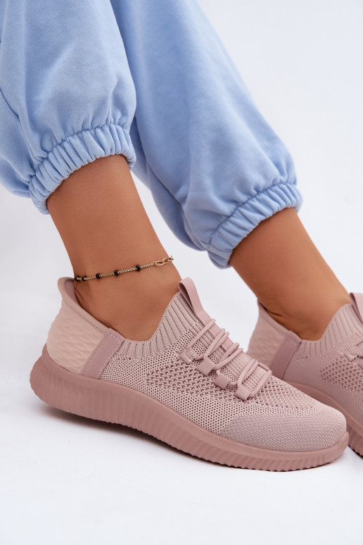Zapatillas rosas slip-on Olive
