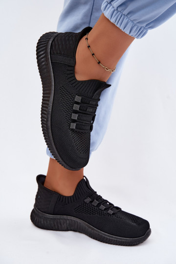Zapatillas negras slip-on Olive