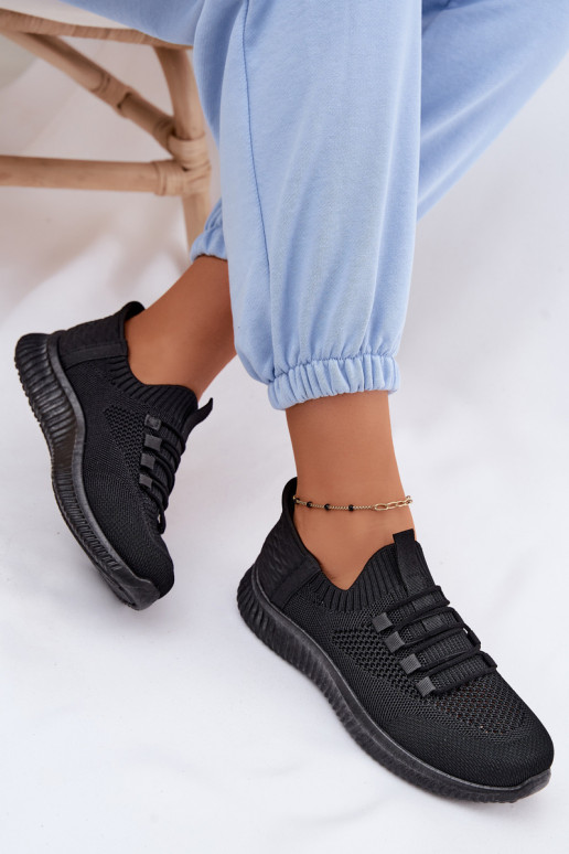 Zapatillas negras slip-on Olive