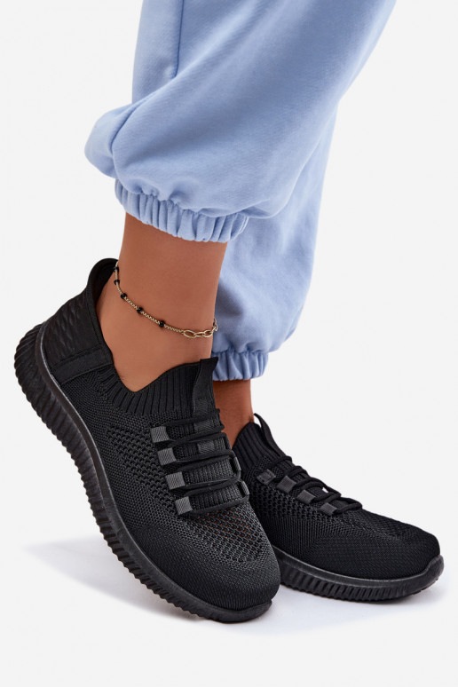 Zapatillas negras slip-on Olive