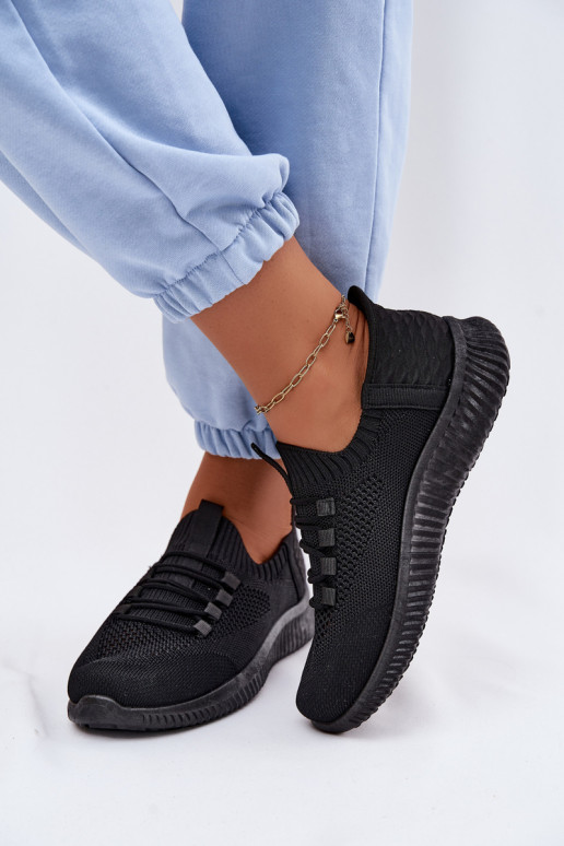 Zapatillas negras slip-on Olive