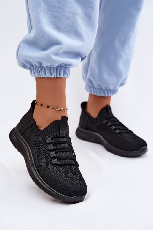 Zapatillas negras slip-on Olive