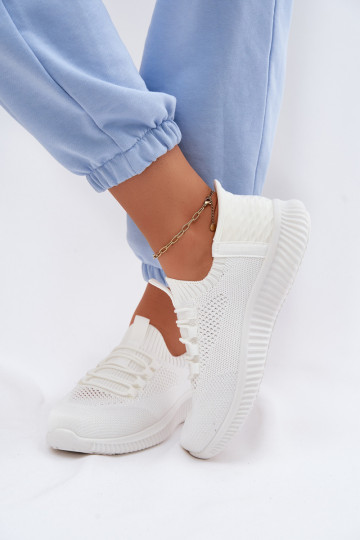  Un modelo convincente zapatillas Femenino el color blanco Olive 2