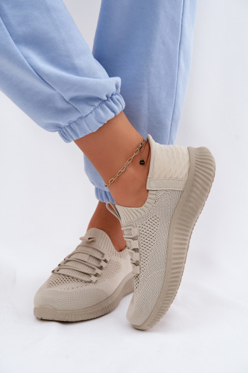  Un modelo convincente zapatillas Femenino beige Olive