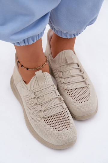  Un modelo convincente zapatillas Femenino beige Olive 2