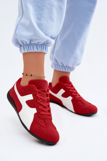 Zapatos rojos estilo sneaker para mujeres Tai