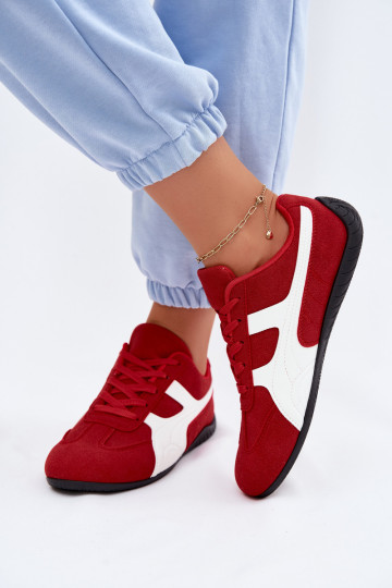 Zapatos rojos estilo sneaker para mujeres Tai 2