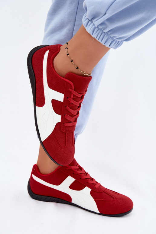 Zapatos rojos estilo sneaker para mujeres Tai