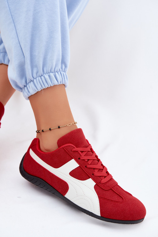 Zapatos rojos estilo sneaker para mujeres Tai