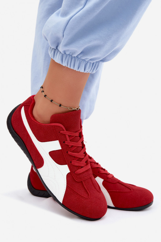 Zapatos rojos estilo sneaker para mujeres Tai