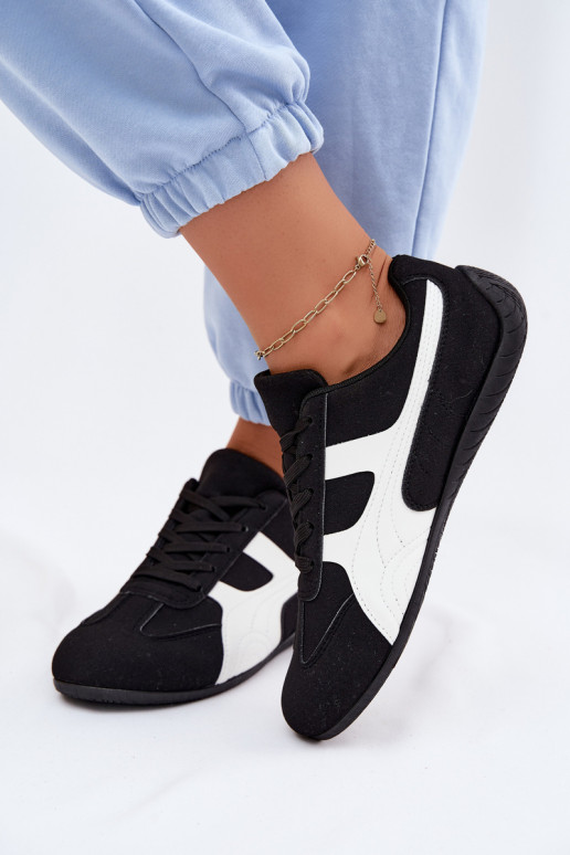 Zapatos negros estilo sneaker para mujeres Tai