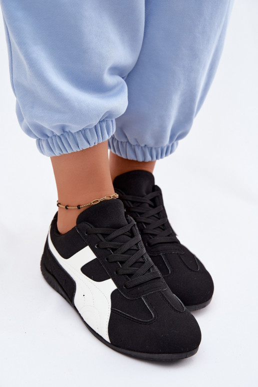 Zapatos negros estilo sneaker para mujeres Tai