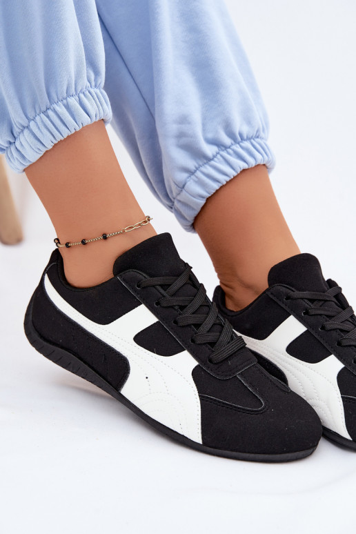 Zapatos negros estilo sneaker para mujeres Tai