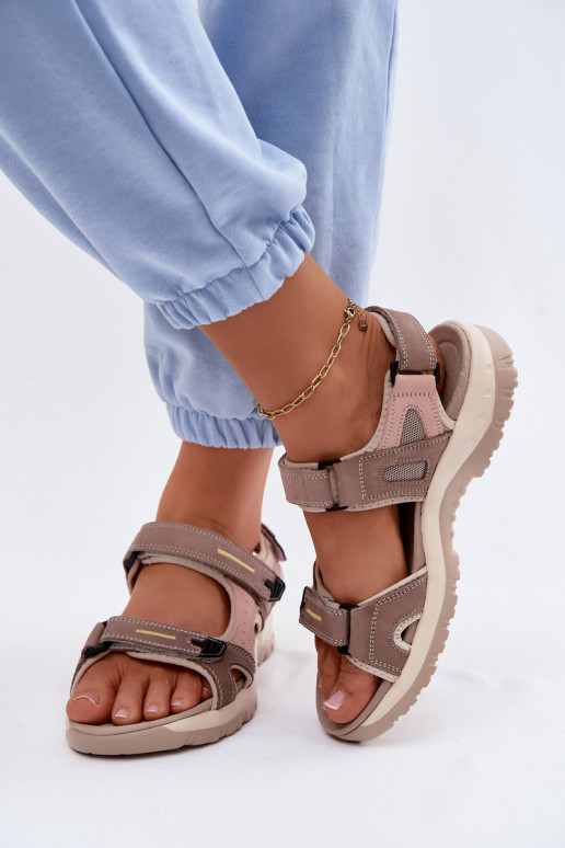 Sandalias deportivas para mujer McKeylor 95414 arena-rosa