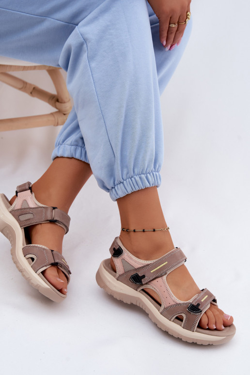 Sandalias deportivas para mujer McKeylor 95414 arena-rosa