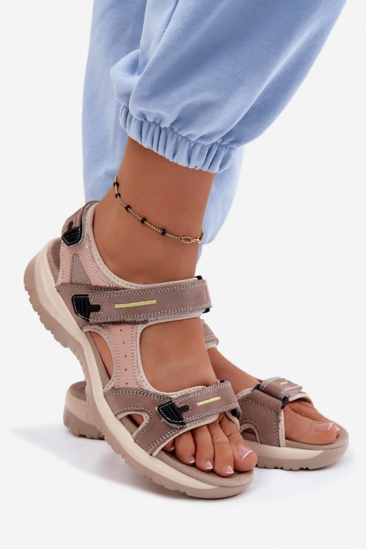Sandalias deportivas para mujer McKeylor 95414 arena-rosa
