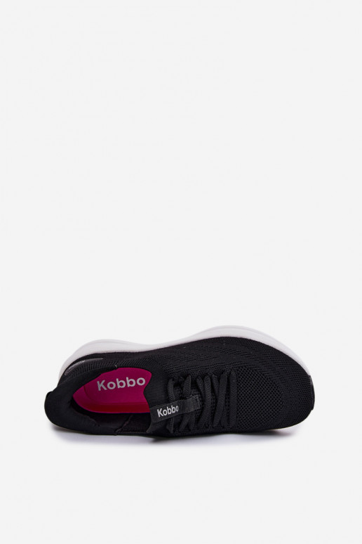 Zapatos deportivos sin cordones Kobbo 102425 negros