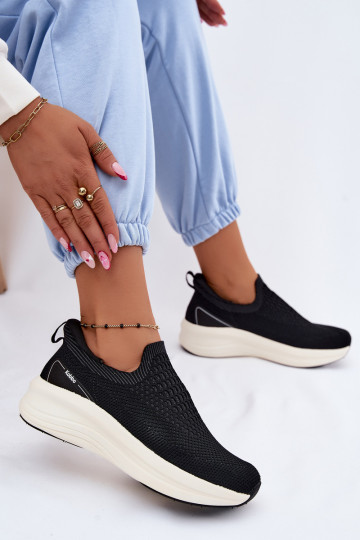Zapatos deportivos sin cordones Kobbo 102424 negros