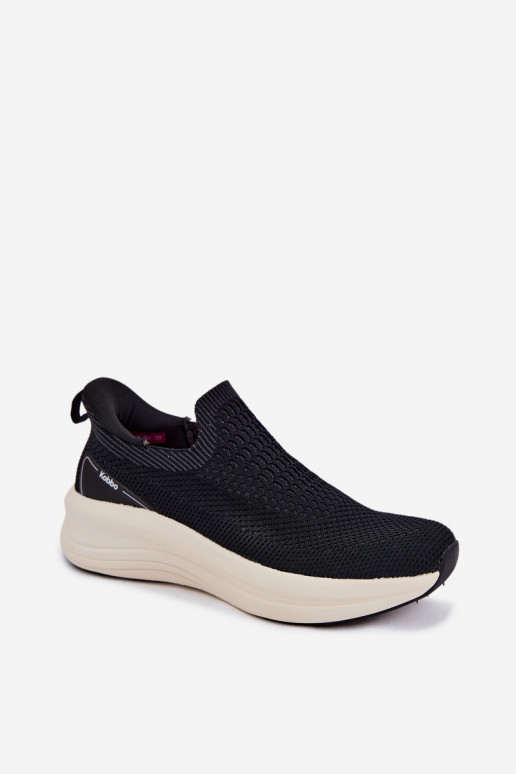 Zapatos deportivos sin cordones Kobbo 102424 negros
