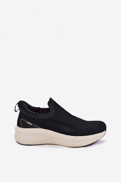 Zapatos deportivos sin cordones Kobbo 102424 negros