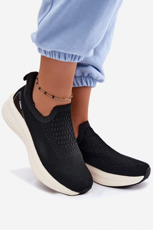 Zapatos deportivos sin cordones Kobbo 102424 negros