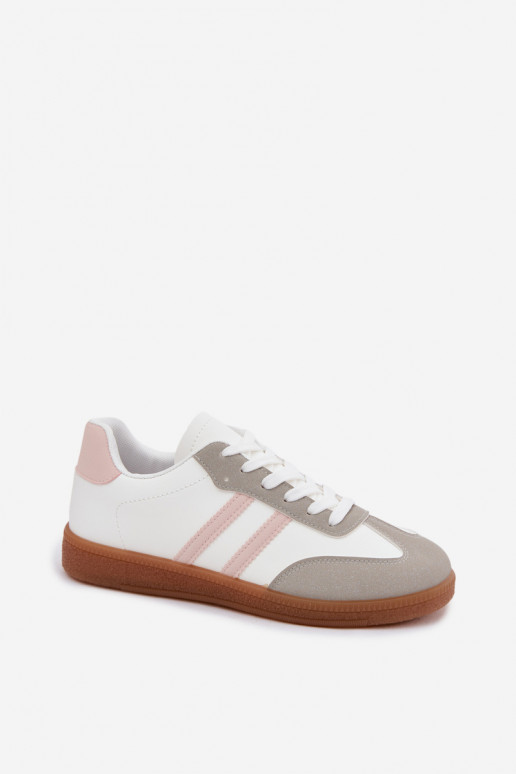 Zapatillas blancas y rosas Seabell