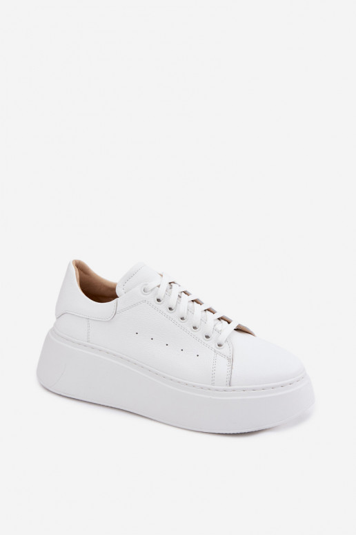 Zapatillas blancas con plataforma Zazoo N408S2