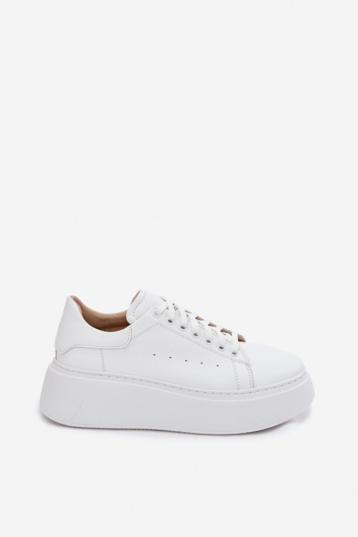 Zapatillas blancas con plataforma Zazoo N408S2