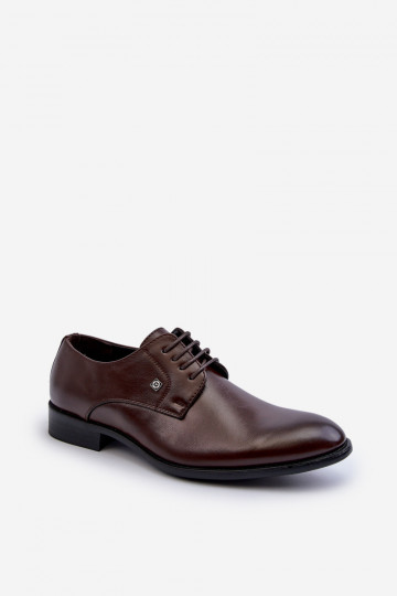 Zapatos de estilo elegante para hombre marrones Jenavee