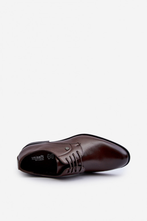 Zapatos de estilo elegante para hombre marrones Jenavee