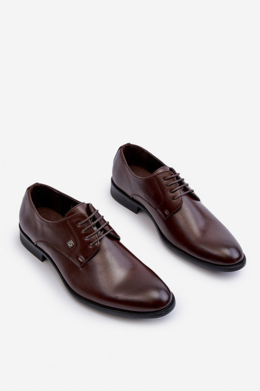 Zapatos de estilo elegante para hombre marrones Jenavee
