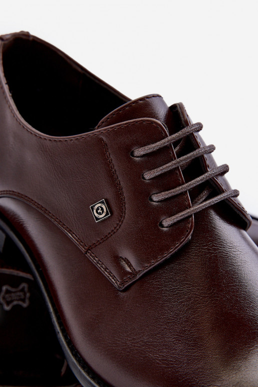 Zapatos de estilo elegante para hombre marrones Jenavee