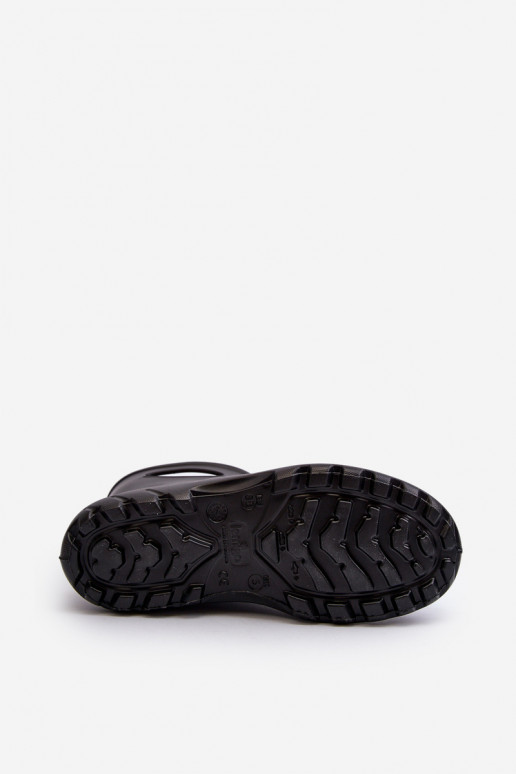 Botas de goma impermeables para mujer negras LEMIGO GARDEN 752