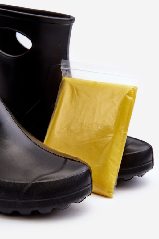 Botas de goma impermeables para mujer negras LEMIGO GARDEN 752