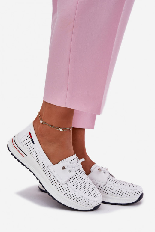 Zapatos de plataforma blancos para mujer Violeth