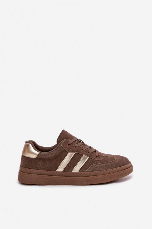 Zapatillas de ante marrones para hombre en plataforma Sylviona