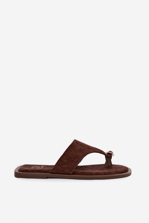 isósceles Zapatillas Zapatillas Femenino Con decoraciones Detalem CzekoladoAe Fedira