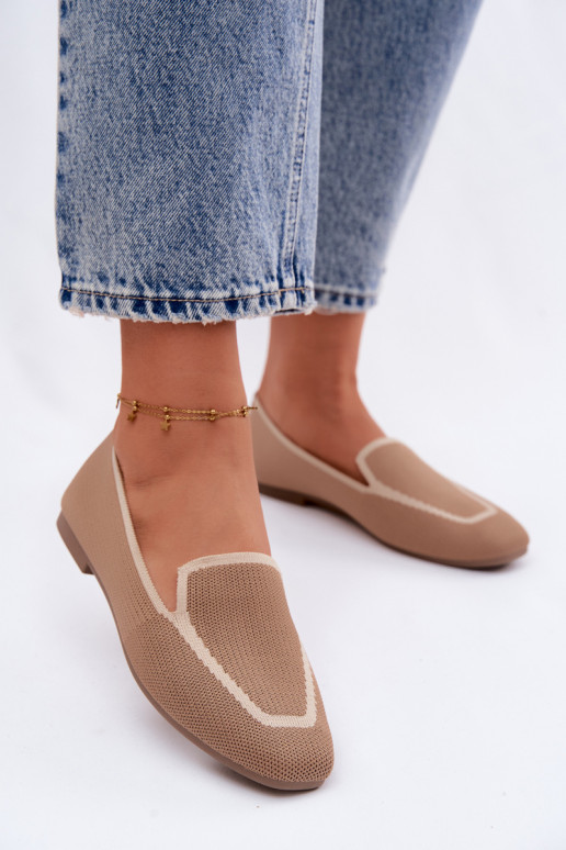 Mocasines textiles isósceles color marrón Selisa