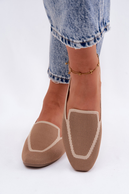 Mocasines textiles isósceles color marrón Selisa