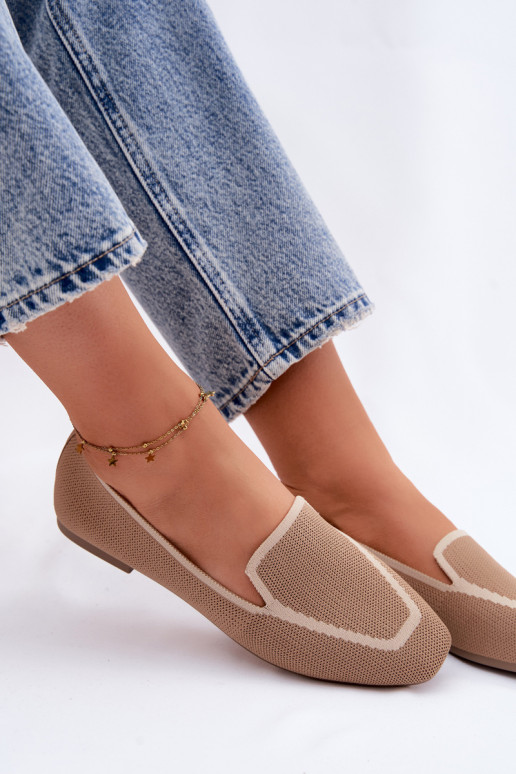 Mocasines textiles isósceles color marrón Selisa